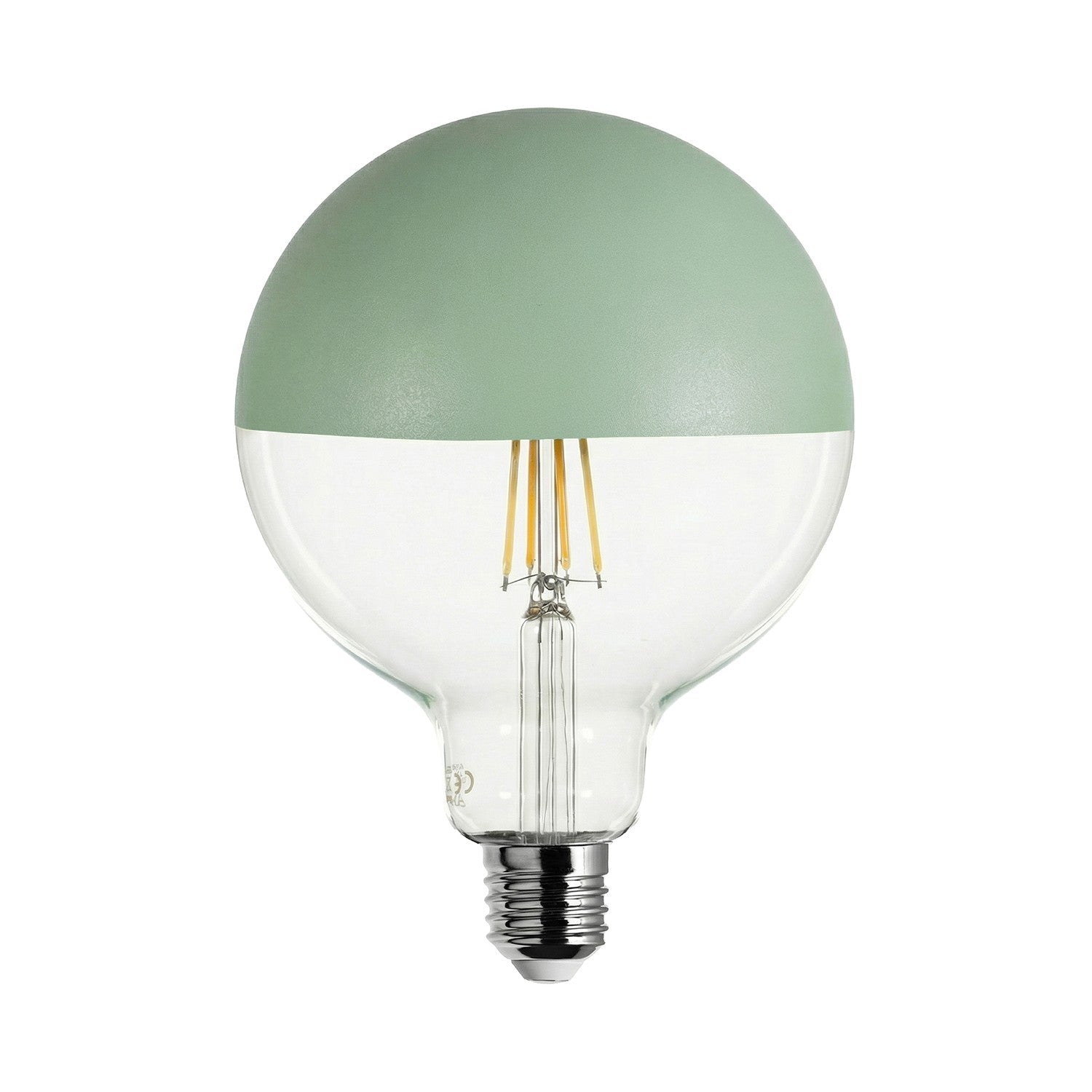 Lampadina LED Maria G125 4,8W 806Lm E27 2700K Dimmerabile - Verde