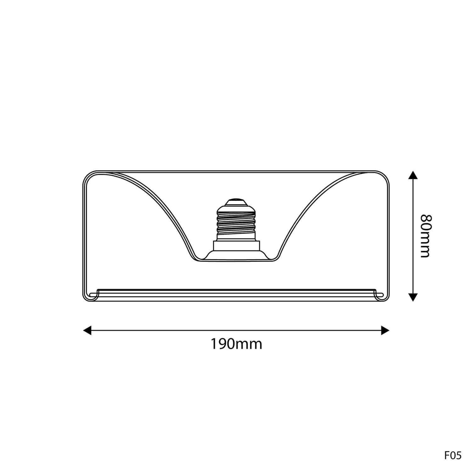 Lampadina LED Trasparente Ghost Line Recessed Donut 195x83 6W 500Lm E27 2200K Dimmerabile - G02