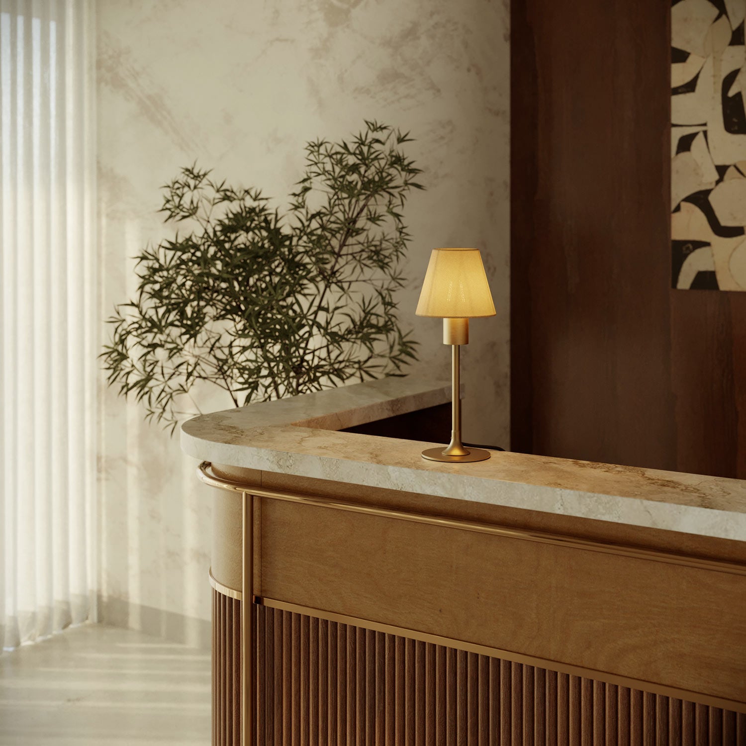 MAG-Y, kit supporto magnetico per lampada - Bronzo satinato