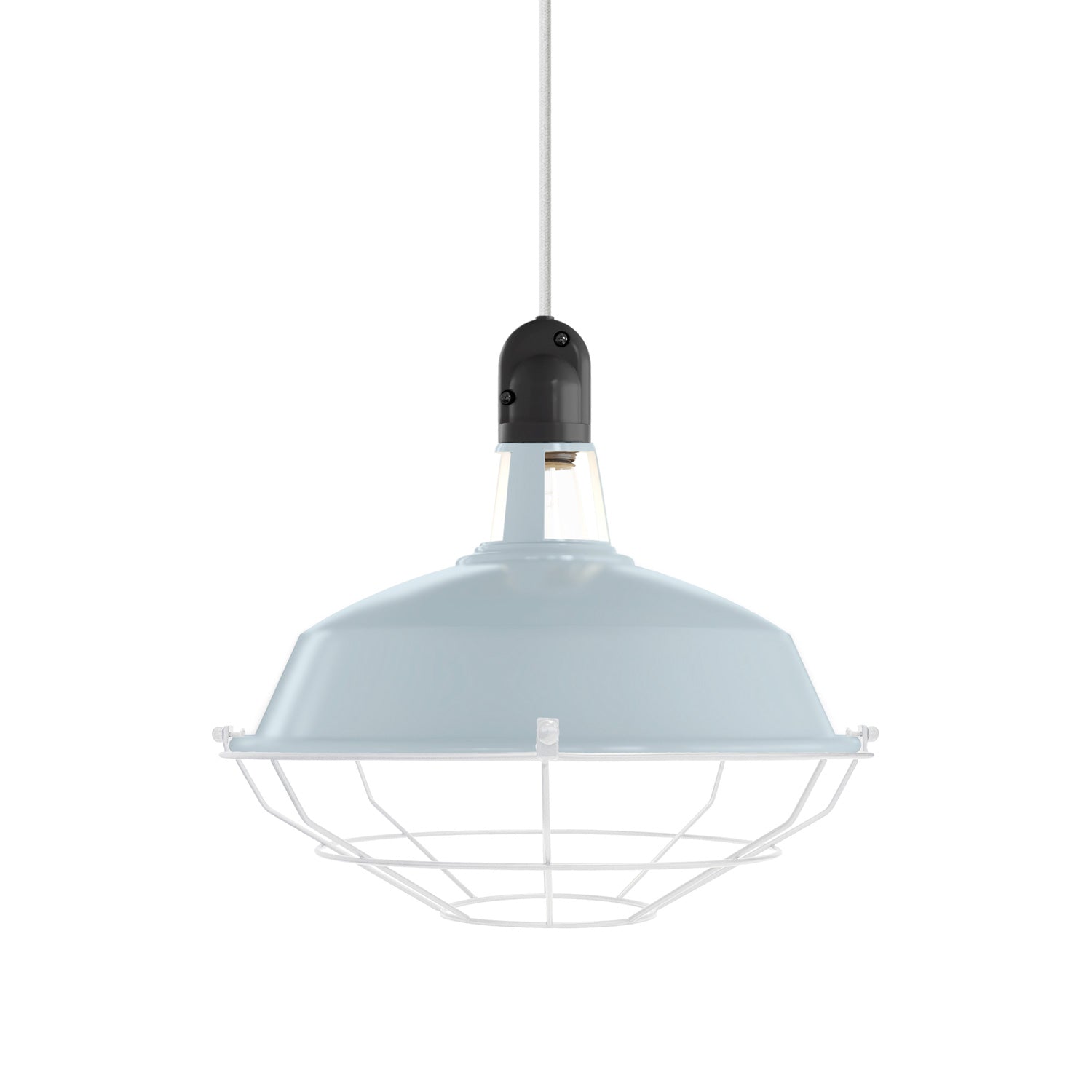 Paralume Harbour con gabbia in metallo - Blu carta da zucchero