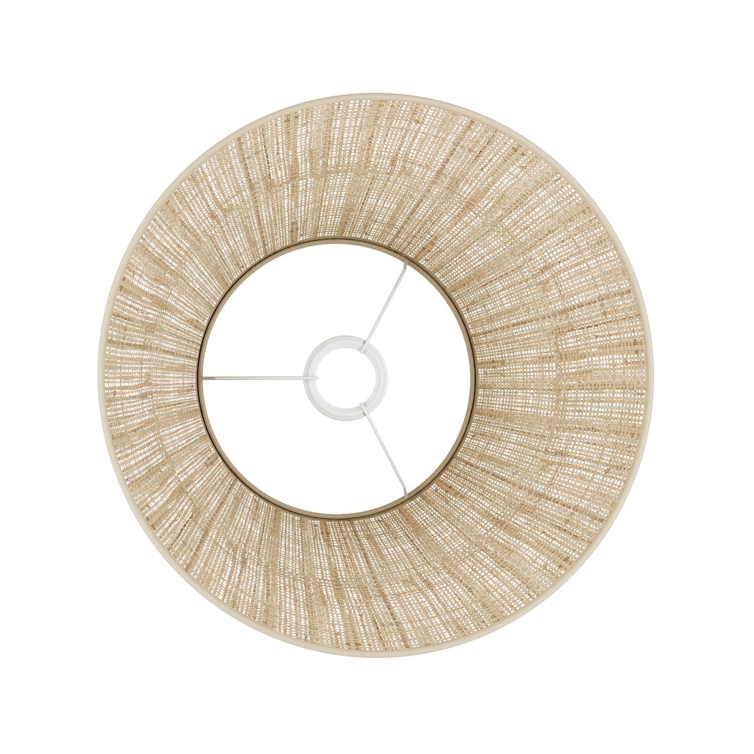 Paralume Impero M per sospensione con attacco E27 - Made in Italy - Raphia