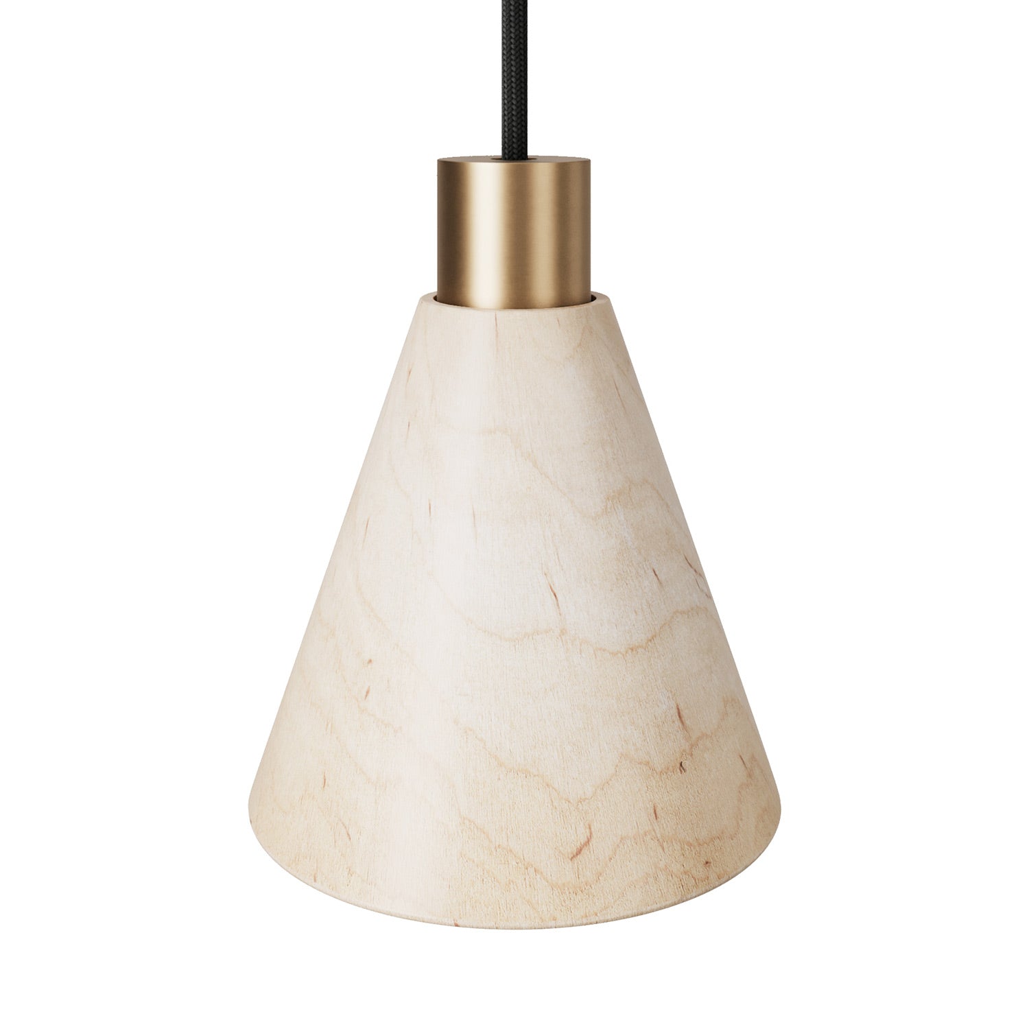 Abat-jour Cone hauteur 25,5 cm, chintz blanc Abat-jour Cone hauteur 25,5 cm, chintz blanc