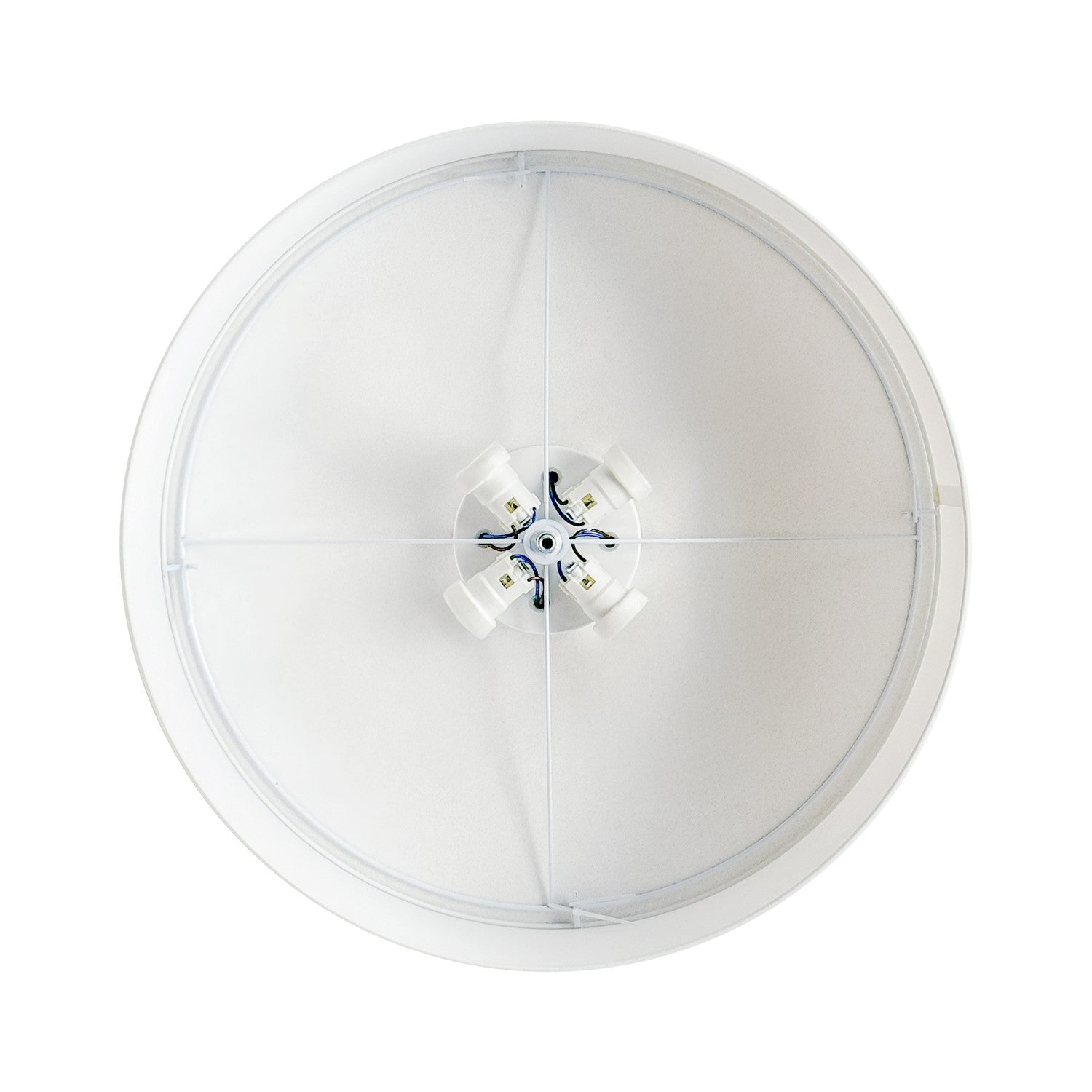 Plafoniera in tessuto Large - Made in Italy - Lana Blu