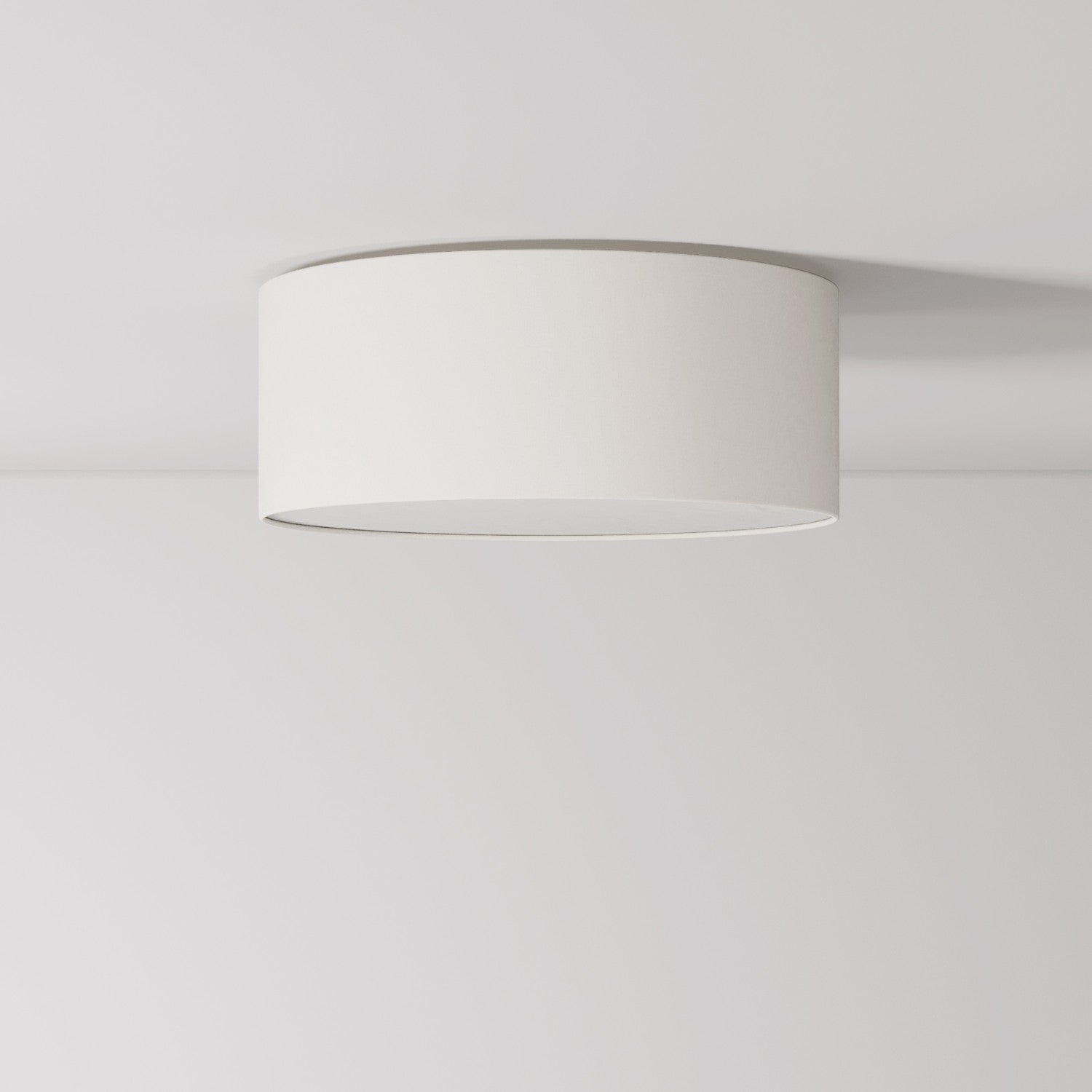 Plafoniera in tessuto Small Arenal sabbia - Made in Italy - Creative Cables