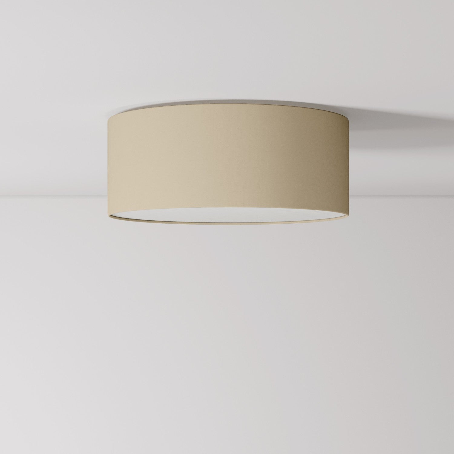 Plafoniera in tessuto Small Arenal tortora - Made in Italy - Creative Cables