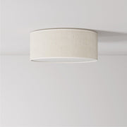 Plafoniera in tessuto Small Juta chiara - Made in Italy - Creative Cables