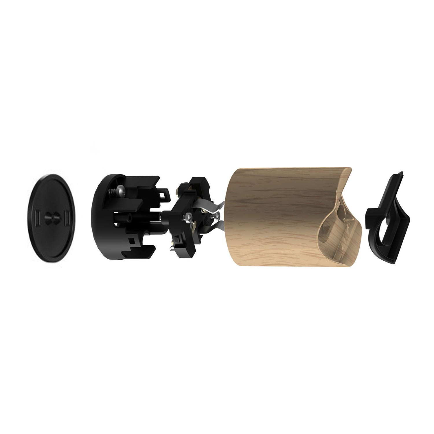 Portalampada esse14 da parete o soffitto con attacco S14d - Waterproof IP44 - Neutro - Creative Cables