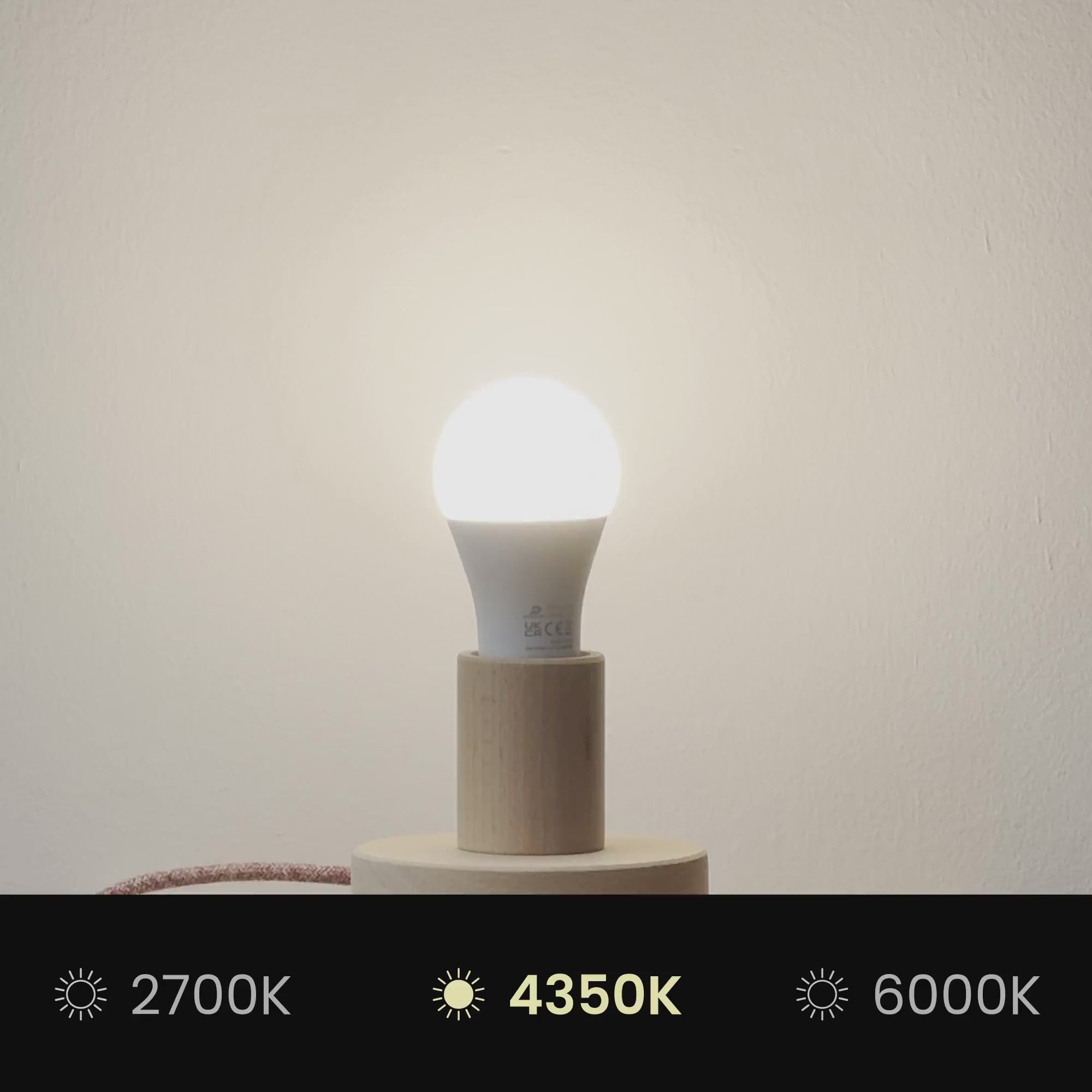 Charger la vidéo : Abat-jour Impero M en tissu pour lampadaire avec douille E27 - Fabriqué en Italie - Laine Marron