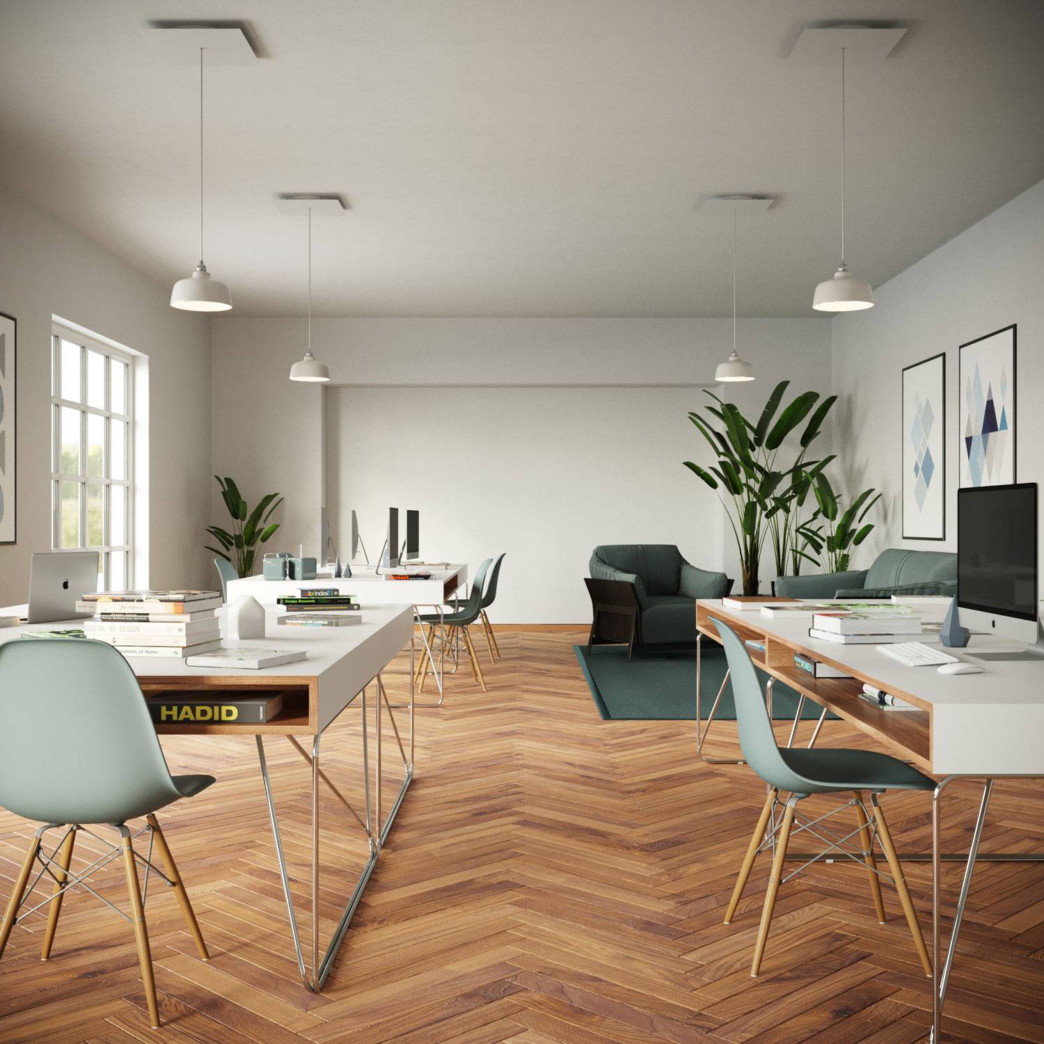 Rosone XXL Rose-One quadrato, 400 mm con 1 foro e 4 fori laterali - Marmo Marquina Bianco