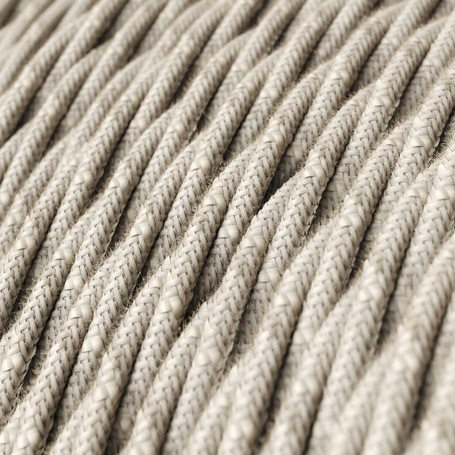 Snake Twisted - Lampada plug-in con cavo trecciato in tessuto TN01