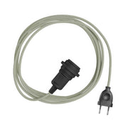 Snake Zig-Zag per paralume - Lampada plug-in con cavo in tessuto effetto Zig-Zag RD72